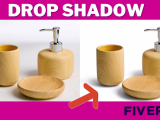 I will create a drop shadow, mirror effect, reflective shadow