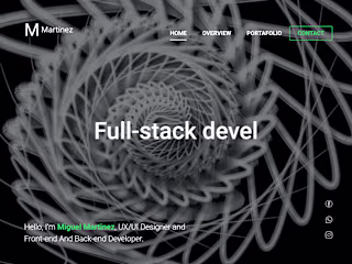 Developer of my own online portfolio