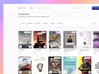 Media Diet: Your Personal Media Curator