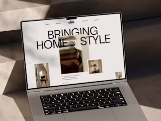 Tom Dixon - Personal Interior Design Website Landing Page