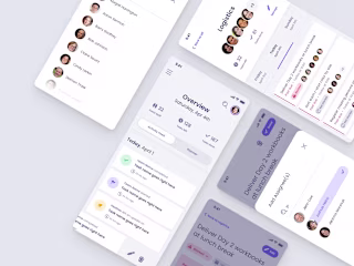 Mobile app design for an event task management tool