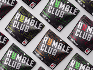 Rumble Club Visual Identity & Packaging Design