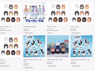 Anime Merchandise Website based on Woocommerce Wordpress