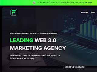 Kryptonite - Web 3.0 Marketing Agency Website Design 