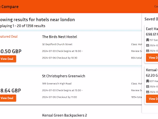 Travel Comparison Web App