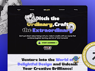 UX Cohort Landing Page Design