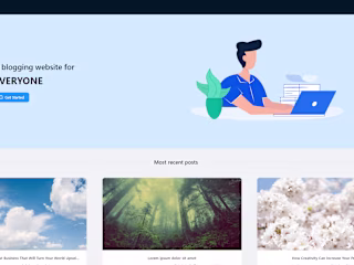 Blog Website Using MERN Stack
