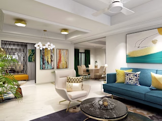 Lux Meets Bold Colours: Private Residential 