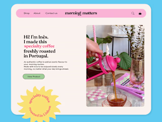 Landing page design and Branding for Coffee Brand