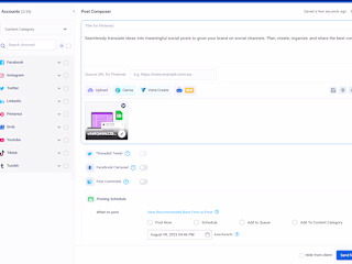 Web App(Social Media Management)