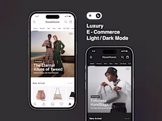 Luxury E-commerce UX/UI Web & Mobile App