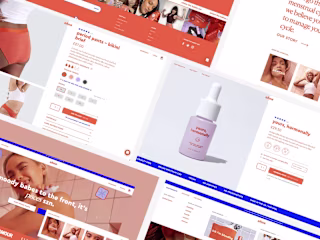Ohne — An e-commerce store for bleeding babes.
