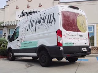 Auspicious Baking Co. Vehicle Graphics Project