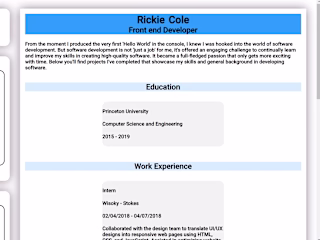 Resume Maker Web App