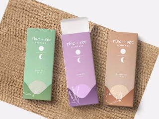 Brand Identity for Rise + Set Skincare