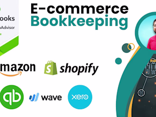 E-commerce Bookkeeping on QuickBooks and Xero for Amazon,Shopify
