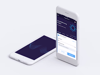 Branding and app design for IOT app