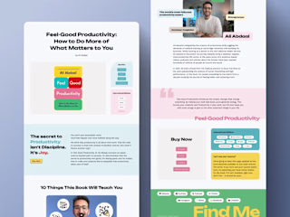 Framer | Landing page for a book