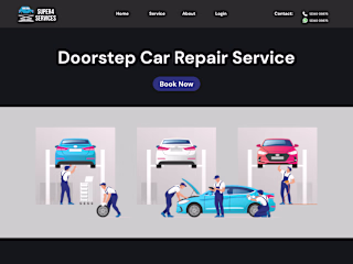 Web design - Super4 Services (Landing Page)