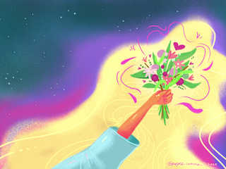 Be the Flower: Digital Illustration