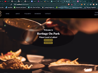 Local Restaurant Website Design