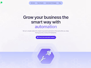 Webflow development for an AI Automation Service Provider