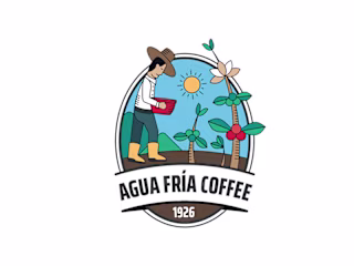 Agua Fría Coffee: Visual identity and branding design.