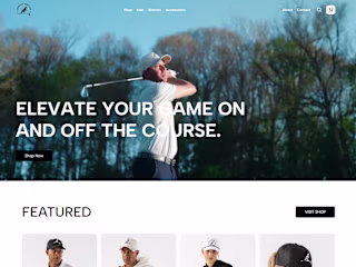 Crowley Golf Co Ecommerce Site