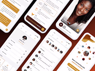 Melanin Matchmaker - Black Dating App Design