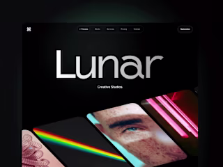 Lunar Pro - Portfolio & Agency Website Template