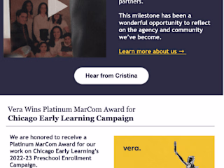 Vera Creative Email Copy