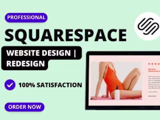 I will do squares pace website design or redesign