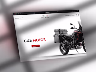 E-commerce Motorcycle Accessories Website Design