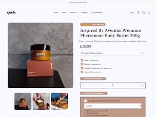 Product Page Redesign for Gents Body Care