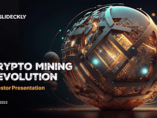 Pitch Deck Design for Bitcoin Mining Company