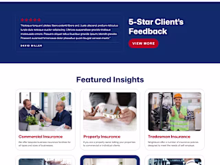 An Insurance company website