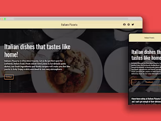 Italian Restaurant Website Design 