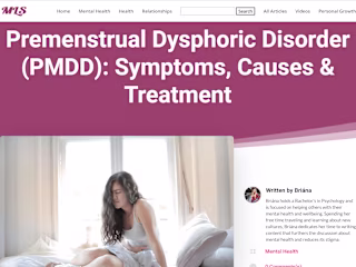 Premenstrual Dysphoric Disorder (PMDD): Symptoms, Causes & Trea…