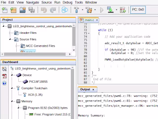 MPLAB and PIC microcontroller