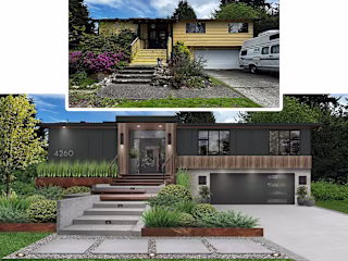 Exterior design makeover