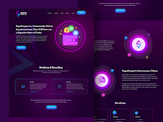 Crypto Landing Page Design :: Behance