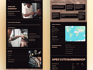 Barbershop Website | Framer Template