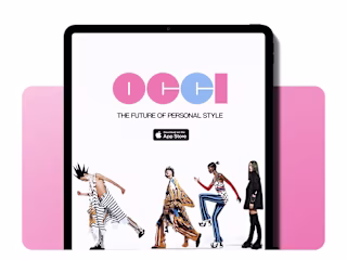 OCCI AI Powered Fashion App - Visual Brand Identity