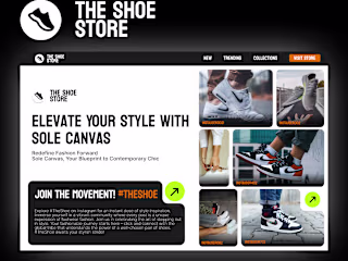 THE SHOE STORE | Hero section design | figma :: Behance
