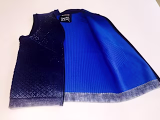 Innovative Seamless Denim athleisure jacket   