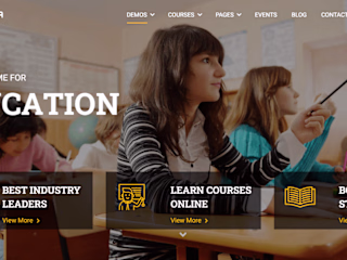 Wordpress website for my client its related to education(collage