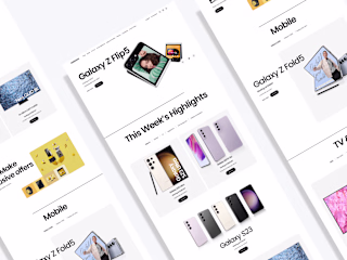 Samsung Website Redesign