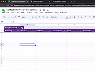 HubSpot integration with Google Sheets and Google Form