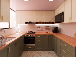 Kitchen renovation | Design, 3d modelling and rendering
