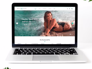💎 Beach Candy - eCommerce Website Design (UI/UX)